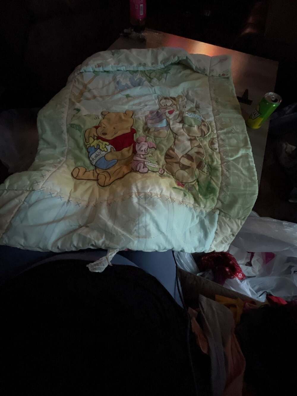 Disney Winnie The Pooh Crib Quilt Blanket Tigger Piglet